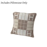 （卡其色枕套）羊毛羊絨抱枕套，適用於沙發、辦公室、午睡、露營、飛機等場合，顏色可選